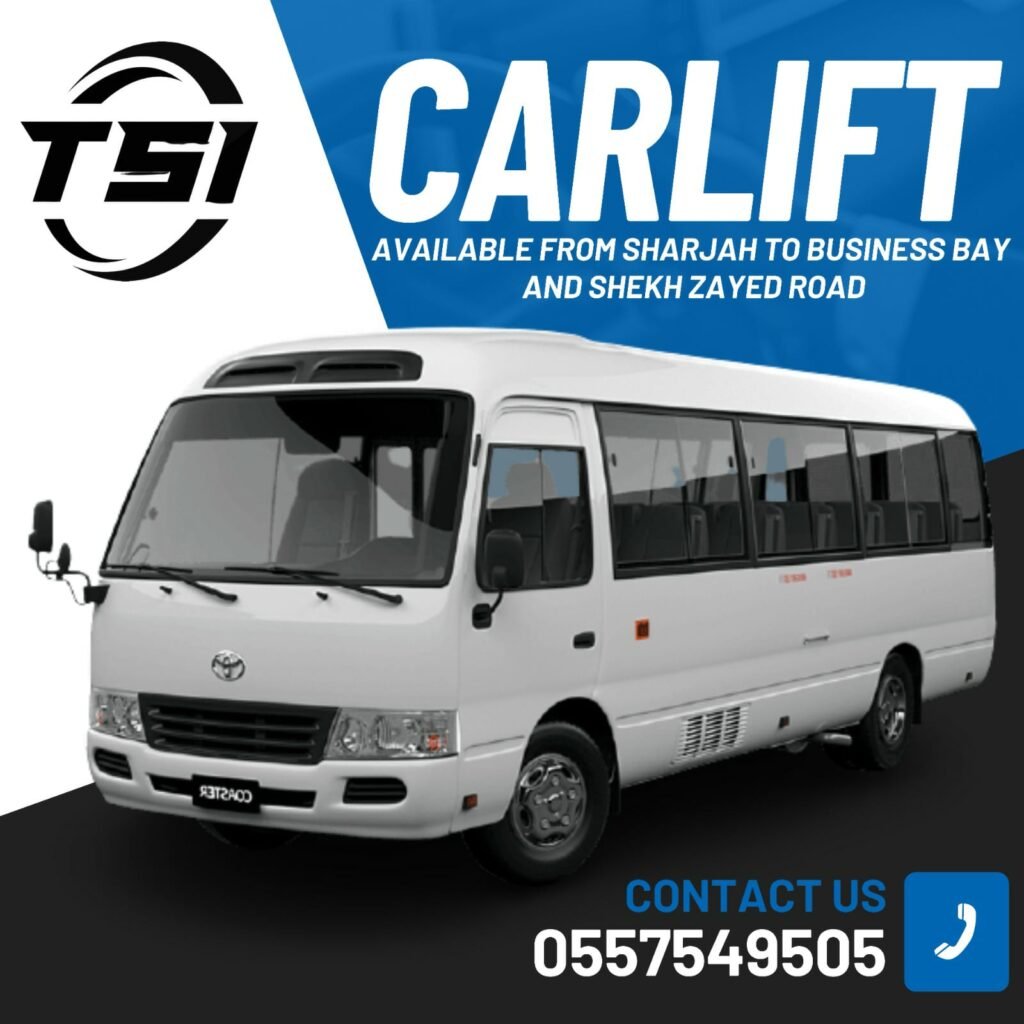 BUSES CAR LIFT offers a direct Car Lift from Sharjah to Business Bay/Sheikh Zayed Road, Dubai.